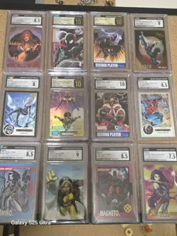 66 CGC GRADED 10 9 MARVEL X-MEN WEISS SCHWARZ GHOST SPIDER-GWEN MAN MOON KNIGHT - Image 1