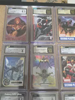 66 CGC GRADED 10 9 MARVEL X-MEN WEISS SCHWARZ GHOST SPIDER-GWEN MAN MOON KNIGHT - Image 2