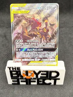 Pokemon TCG Umbreon & Darkrai GX SM241 Tag Team Promo Card Sun & Moon - Image 1