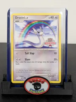 Pokemon Card 2008 DRATINI 91/146 City Championships Promo Legends Awakened NM - Image 1