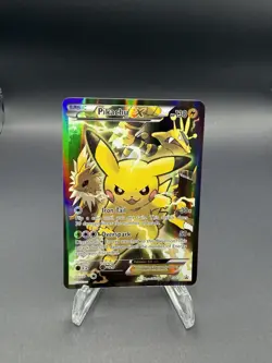 Pokemon Pikachu EX Full Art Holo Promo XY124 Black Star XY Trading Card NM - Image 1