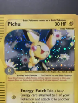 Pokemon Pichu Holo Card 22/165 Expedition Base Set - Image 2