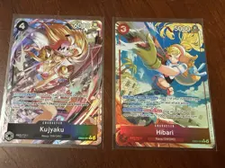 Kujyaku Hibari EB03 Alt Art Rare Card Lot One Piece English - Image 1