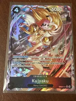Kujyaku Hibari EB03 Alt Art Rare Card Lot One Piece English - Image 2