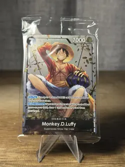 Monkey.D.Luffy P-075 Tin Pack Set Vol. 2 Promo One Piece Card Game SEALED - Image 1
