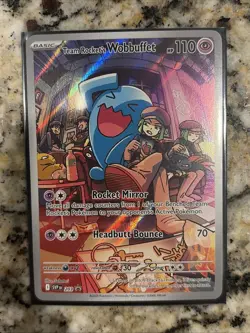 Team Rocket's Wobbuffet 203 Sv: Scarlet & Violet Promo Cards Holo - Image 1