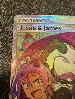 Jessie & James 68/68 Hidden Fates Pokemon TCG Card Near Mint FA Trainer - Image 3