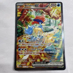 Pokemon TCG Keldeo EX White Flare Card 167/086 NM Condition - Image 1