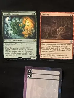 MTG Magic Lorwyn Eclipsed blank for double face card Water Marks Background - Image 3