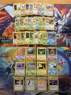 Vintage Pokemon Card Lot WOTC 27 First Edition Etc Pikachu Squirtle Houndour - Image 1
