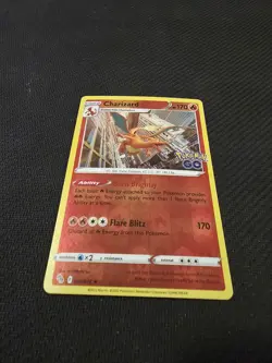 Pokemon Go TCG LP Charizard 010/078 Holo Rare Foil Stamped Card - Image 2
