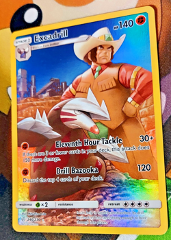 Excadrill 246/236 Secret Rare Cosmic Eclipse Pokemon Card HP - Image 1