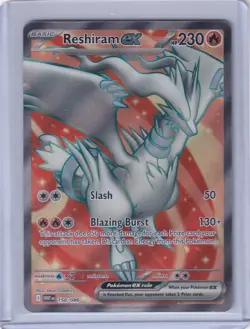 Pokemon Card - Reshiram ex White Flare 158/086 Ultra Rare NM - Image 1