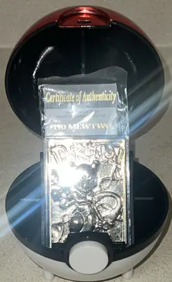 PokeMon Limited Edition 23k Gold-plated Trading Cards (6) - Image 2