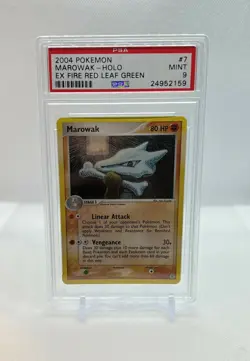 Pokemon Card - Marowak 7/112 - EX FireRed & LeafGreen - Holo - PSA 9 Mint - Image 1