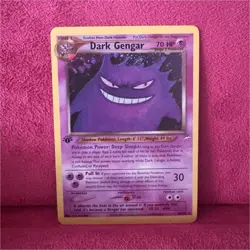 Pokemon Dark Gengar 6/105 Neo Destiny Holo Rare 70 HP *Fan Art Card* - Image 2