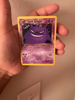 Pokemon Dark Gengar 6/105 Neo Destiny Holo Rare 70 HP *Fan Art Card* - Image 3