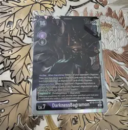 Digimon Card Game DarknessBagramon BT12-111 SEC Across Time Secret Rare - Image 1