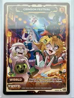 Gamersupps Vcard Crimson Festival - Power 9 Halloween Promo Card - Image 1