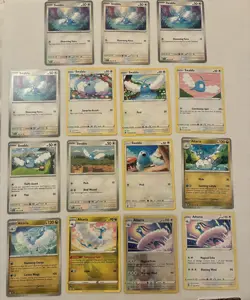 Lot Of 15 Swablu and Altraia Pokemon Cards - Image 1