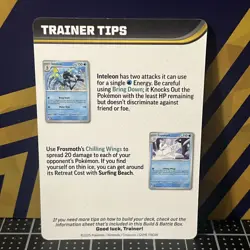 Pokemon Trainer Tips Card || Mega Evolution || Mega Gardevoir - Image 2