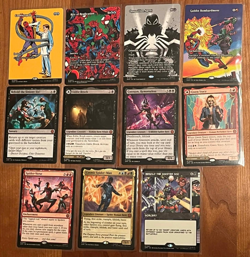 Magic The Gathering: Spider-Man - Mythic Borderless 11 Card Lot - Image 1