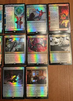 Magic The Gathering: Spider-Man - 17 Card "Rare" Foil Lot (No Duplicates) - Image 3