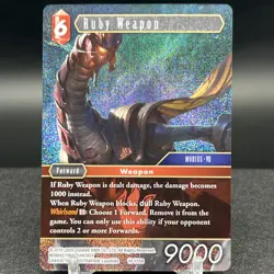 Ruby Weapon 19-015R Foil Final Fantasy Card - Image 1