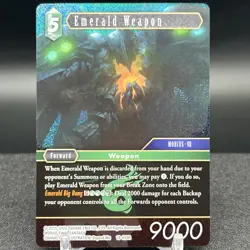 Emerald Weapon 19-039R Foil Final Fantasy Card - Image 1