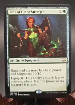 Belt of Giant Strength Adventures in the Forgotten Realms MTG Regular Near Mint - Image 1