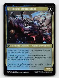 Ultimecia, Time Sorceress FOIL FINAL FANTASY Magic The Gathering Card - Image 2