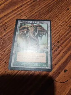 MTG Magic The Gathering Elephant Token Invasion- [Magic Player Rewards 2001 LP - Image 2