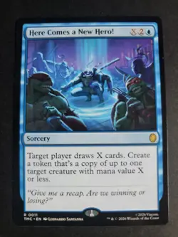 Here Comes a New Hero! Rare MTG Ninja Turtles Commander - Image 1