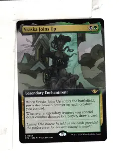 MTG SkeenAB Vraska Joins Up BORDERLESS from OTJ. NM. - Image 1
