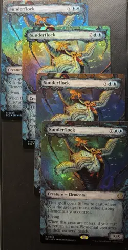 Sunderflock (Showcase) Lorwyn Eclipsed Foil NM-M Unplayed MTG 0309 - Image 2