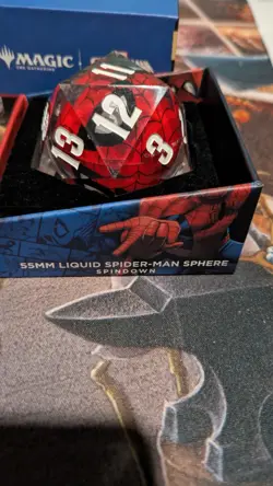 MagicCon Exclusive Atlanta 2025 Spiderman Large Mtg 20 Spindown - Image 2