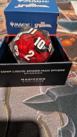 MagicCon Exclusive Atlanta 2025 Spiderman Large Mtg 20 Spindown - Image 3