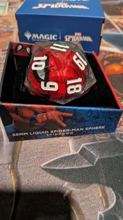 MagicCon Exclusive Atlanta 2025 Spiderman Large Mtg 20 Spindown - Image 4