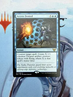 Access Denied Commander: Kamigawa: Neon Dynasty Regular Rare - Image 1