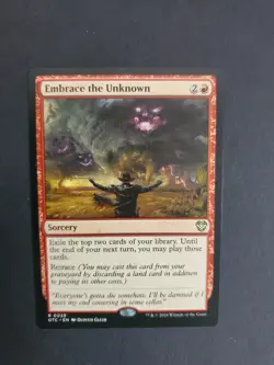 Embrace the Unknown Thunder Junction Commander OTJ - Rare - MTG Magic Pack fresh - Image 1