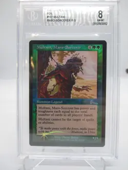 Multani, Maro-Sorcerer Foil Magic mtg Urza's Legacy BGS Graded 8 - Image 1