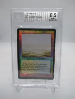 Flooded Strand - Foil Magic mtg Onslaught BGS Graded 8.5 - Image 1