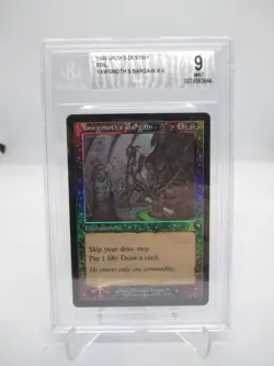 Yawgmoth's Bargain - Foil Magic mtg Urza's Destiny BGS Graded 9 - Image 1