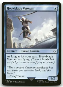 Hookblade Veteran #283 MTG Assassin's Creed NM X1 - Image 1