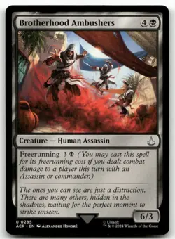 X4 Brotherhood Ambushers #285 MTG Assassin's Creed NM X4 - Image 1