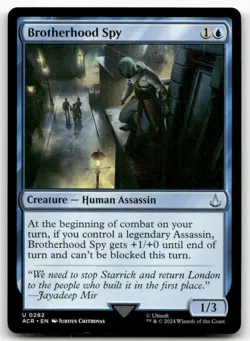 X4 Brotherhood Spy #282 MTG Assassin's Creed NM X4 - Image 1