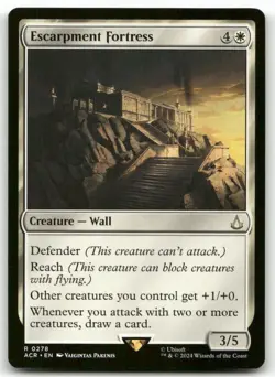 Escarpment Fortress #278 MTG Assassin's Creed NM X1 - Image 1