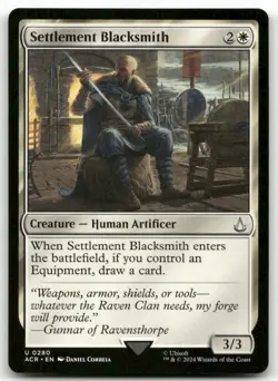 Settlement Blacksmith #280 MTG Assassin's Creed NM X1 - Image 1