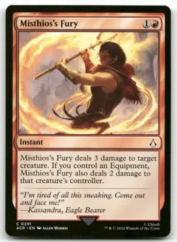 Misthios's Fury #291 MTG Assassin's Creed NM X1 - Image 1