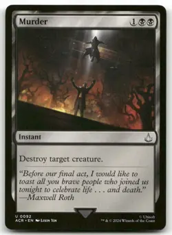 Murder #92 MTG Assassin's Creed NM X1 - Image 1